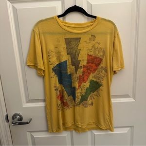 Yellow Lightning Bolt Tee